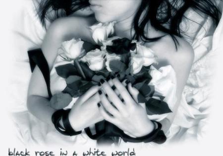 Black and white rose!!!!!!!!!